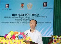 HỘI NGHỊ “GIẢI PHÁP THÚC ĐẨY, NÂNG CAO HIỆU QUẢ CÔNG TÁC HỖ TRỢ PHÁP LÝ CHO DOANH NGHIỆP GIAI ĐOẠN 2021 - 2030” TẠI THANH HOÁ